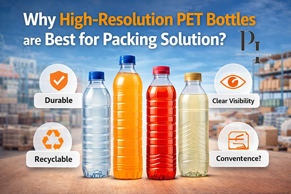 Why High-Resolution PET bottles are Best for Packing Solution?